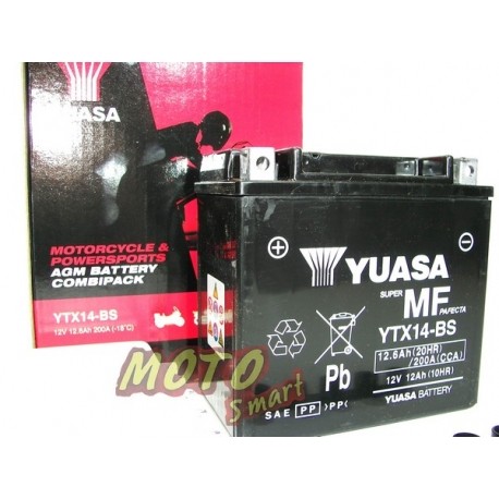 ΜΠΑΤΑΡΙΑ GSXR 750 00'- 10' YUASA YTX14-BS