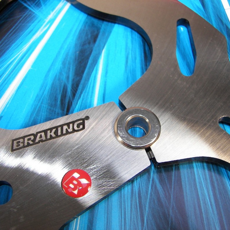 ΔΙΣΚΟΠΛΑΚΑ ΕΜΠΡΟΣ YAMAHA CRYPTON X 135 ΠΛΕΥΣΤΗ ΜΑΡΓΑΡΙΤΑ OVERSIZE BRAKING