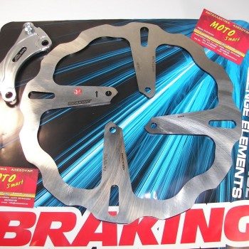 ΔΙΣΚΟΠΛΑΚΑ ΕΜΠΡΟΣ YAMAHA CRYPTON X 135 ΜΑΡΓΑΡΙΤΑ OVERSIZE BRAKING
