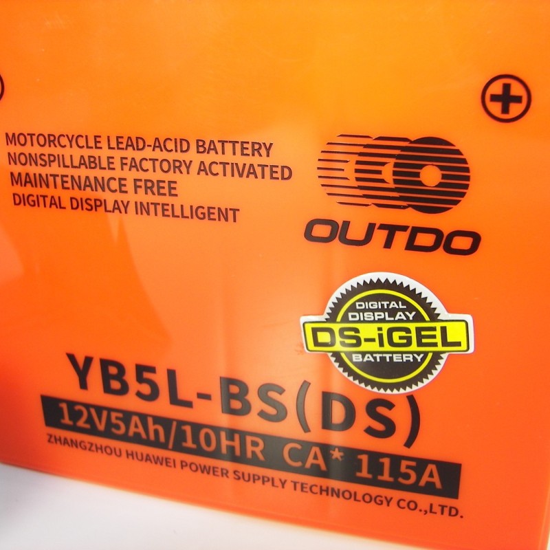 ΜΠΑΤΑΡΙΑ YB5L-B OUTDO ( YB5L-BS) (DS) GEL