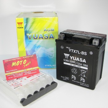 ΜΠΑΤΑΡΙΑ YTX7L-BS YUASA TAIWAN ΚΛΕΙΣΤΟΥ