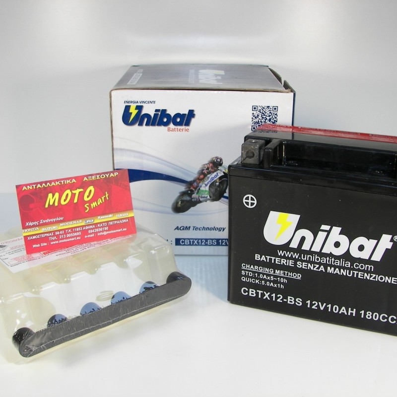 ΜΠΑΤΑΡΙΑ YTX12-BS UNIBAT ΚΛΕΙΣΤΟΥ
