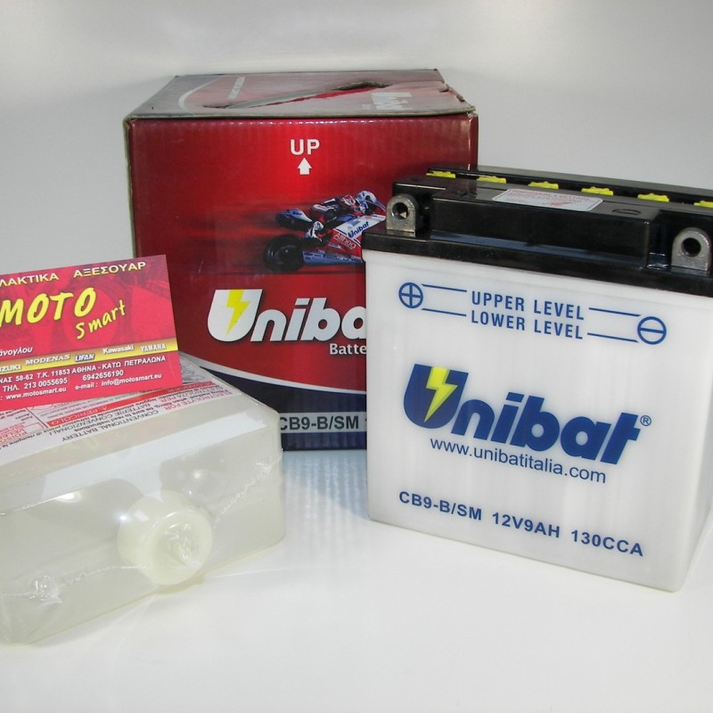 ΜΠΑΤΑΡΙΑ YB9-B UNIBAT (CB9-B/SM)