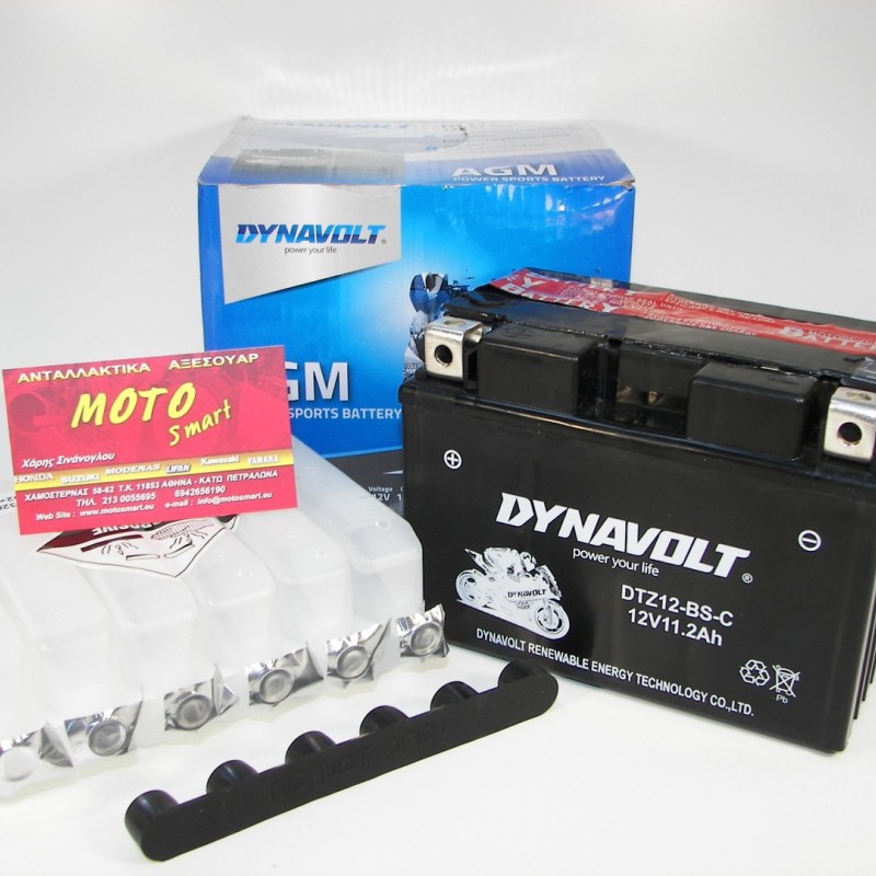 ΜΠΑΤΑΡΙΑ YTZ12S-BS DYNAVOLT (DTZ12S-BS-C) ΚΛΕΙΣΤΟΥ