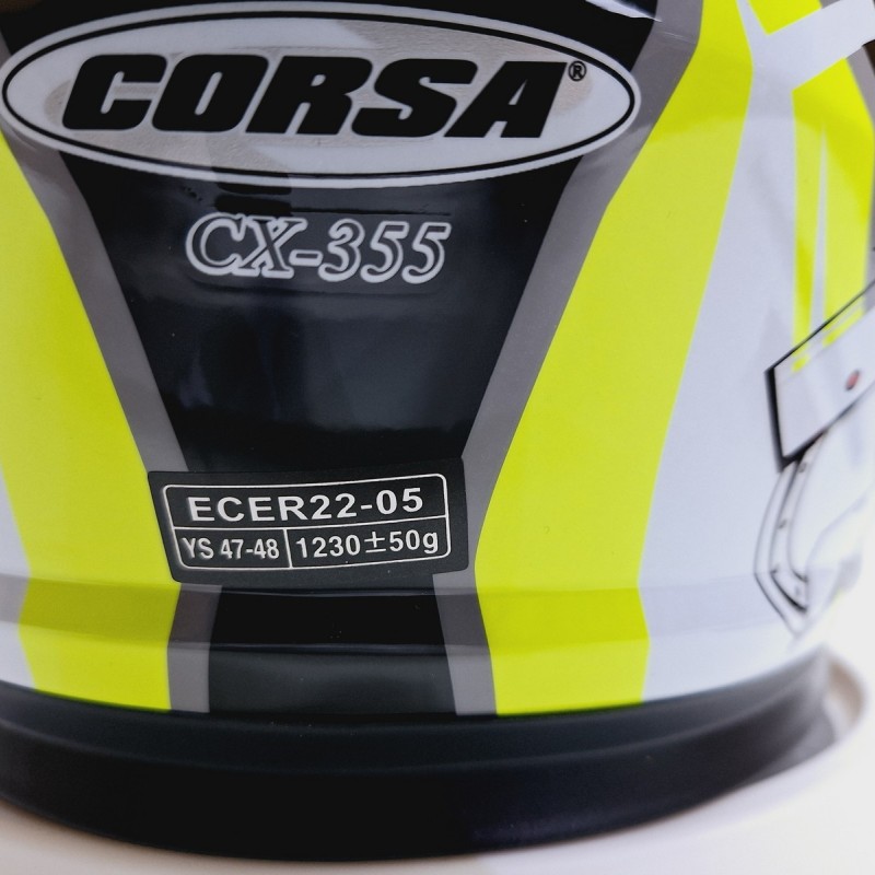 ΚΡΑΝΟΣ ΠΑΙΔΙΚΟ CORSA FULL FACE CN355 (18) CARTOON YELLOW FLOW SMALL ΚΡΑΝΟΣ ΠΑΙΔΙΚΟ CORSA FULL FACE CN355 (18) CARTOON YELLOW FLOW SMALL