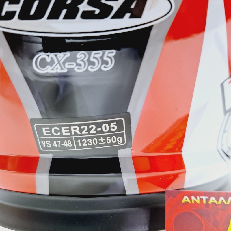 ΚΡΑΝΟΣ ΠΑΙΔΙΚΟ CORSA FULL FACE  CN355 (17) CARTOON RED SMALL