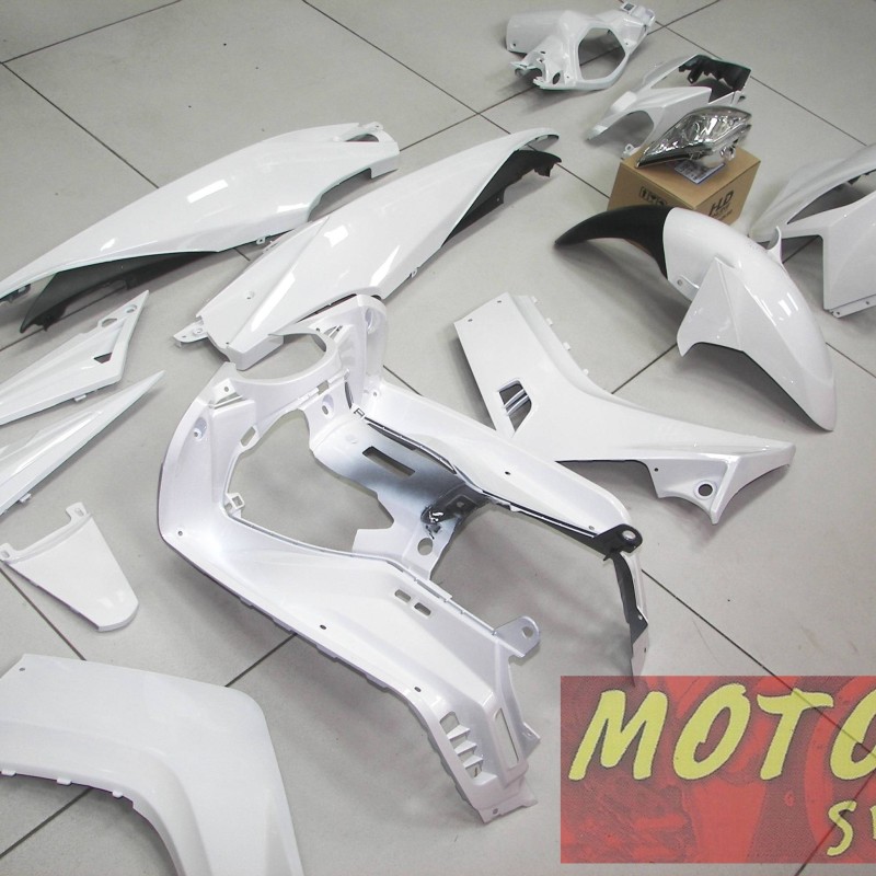 ΚΙΤ ΠΛΑΣΤΙΚΩΝ YAMAHA CRYPTON X 135 ΑΣΠΡΟ HLD ΜΑΛΑΙΣΙΑΣ