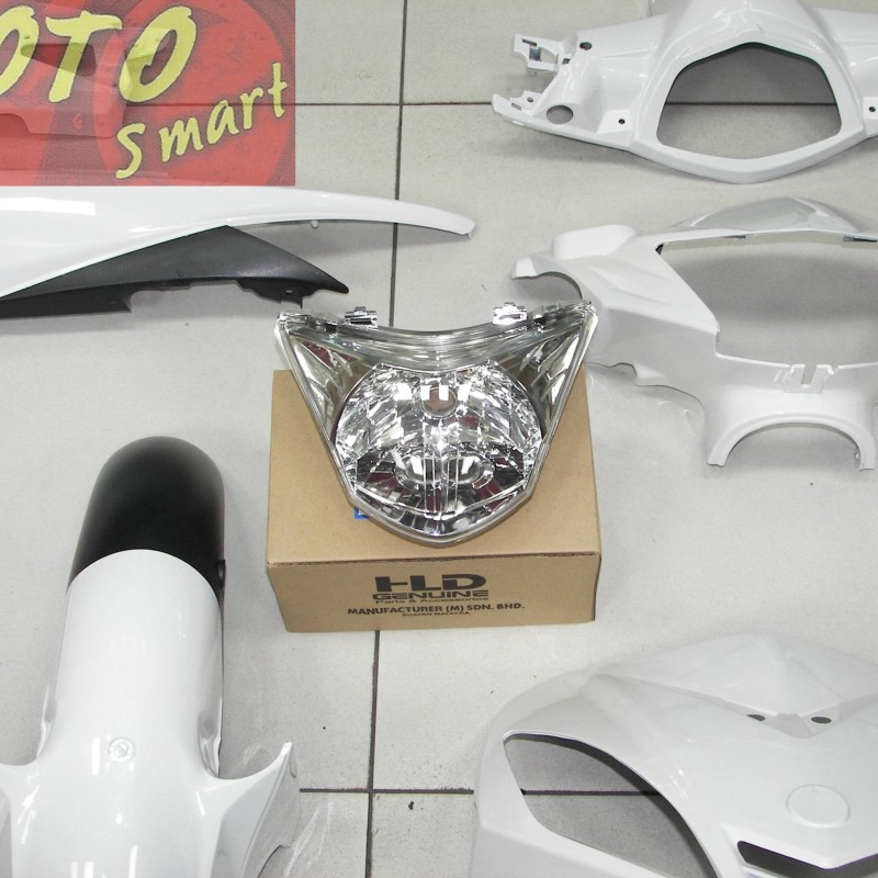 ΚΙΤ ΠΛΑΣΤΙΚΩΝ YAMAHA CRYPTON X 135 ΑΣΠΡΟ HLD ΜΑΛΑΙΣΙΑΣ