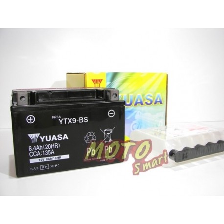 ΜΠΑΤΑΡΙΑ KAWASAKI ZX 6R 98'- 10' YUASA YTX9-BS ΜΠΑΤΑΡΙΑ KAWASAKI ZX 6R 98'- 10' YUASA YTX9-BS