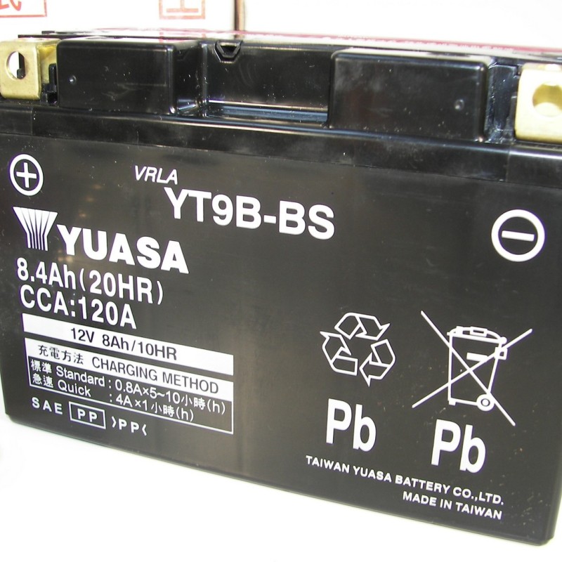 ΜΠΑΤΑΡΙΑ YT9B-BS YUASA ΚΛΕΙΣΤΟΥ